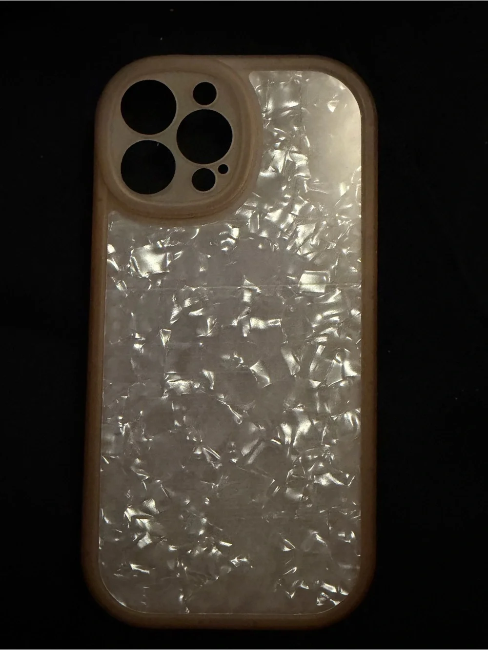 3 Pack - iPhone 13 Pro Max Cases Pearl Pink, Floral, Clear Mandala Glitter